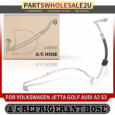 A/C Refrigerant Liquid Hose For Audi A3 Quattro TT Quattro Volkswagen Golf Jetta • $30.99