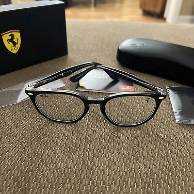 Ray Ban Ferrari Eyeglasses 7151 F642 New W Box 84 Limited Edition Fast Ship! • $129.99