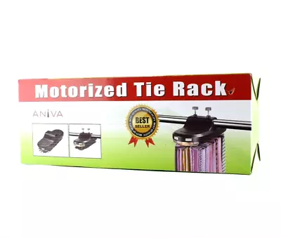 Aniva Motorized Tie Rack Closet Organizer Display 64 Ties With 8 Belts | NEW • $34.95