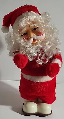 Vintage Musical Christmas Songs Dancing Santa Claus Made In Taiwan  • $12.50