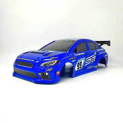 HSP RC Car Body Shell Subaru STI Fits HSP Maverick Strada 1/10 Scale Body Shell • £24.99