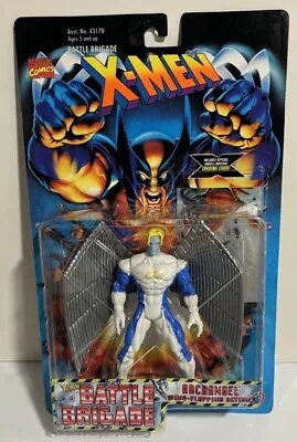1996 Marvel Comics X-Men Battle Brigade Archangel Figure W/ Trading Card Toy Biz • $12.77