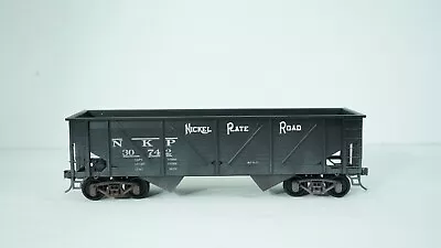 O Scale 2-Rail Nickel Plate Road Weathered 2-Bay Hopper #30742 No Box B90 • $15.95