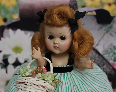 VOGUE  Ginny Doll Vintage  W/Flower Basket SWEET • $115