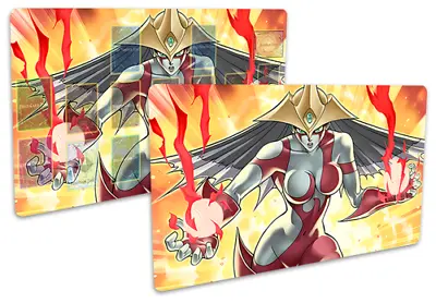 No.1617 Yugioh TCG Custom Playmat Elemental HERO Burstinatrix Play Mat Card Mat • $39.22