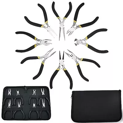 Jewelry Pliers 8Pcs SetJewelry Making Tools Mini Precision Pliers Kit Need... • $40.04