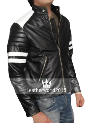 £128.17 • Buy X-Men Origin Logan Wolverine Black Jacket Genuine Lambskin Leather Biker Jacket