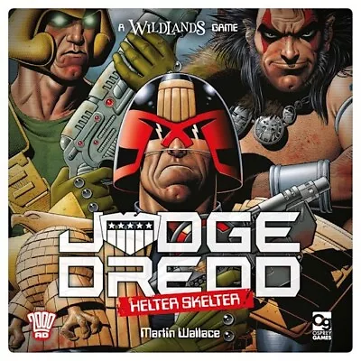 Judge Dredd: Helter Skelter Board Game  (Osprey Games Wildlands) - NEW In Shrink • $40