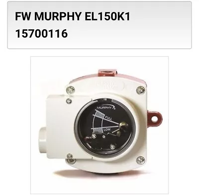 Murphy Level Switch Model EL150K1 Liquid Level Switch Gauge Oil Water • $150