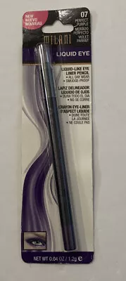 MILANI LIQUID-LIKE EYELINER PENCIL # 07 PERFECT PURPLE New & Sealed • $12.99