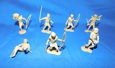 Marx Vintage 1950's Robin Hood  Merry Men 54mm 7 Figs 6 Poses Lot 1 • $26