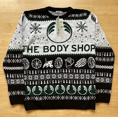 Medium 39  Inch Chest The Body Shop Christmas Ugly Sweater Jumper Xmas • £24.99