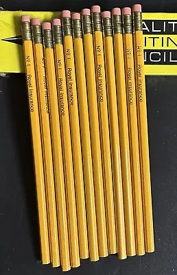 Vintage Pencils 1 Dozen Royal Insurance Brand No. 1 ExtraSoft New In Box*2* • $12