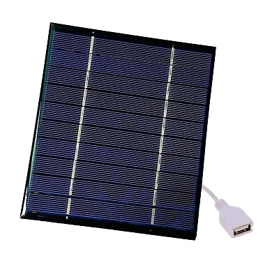 2.5W 3.7V Solar Panel Portable USB Compact Solar  For Camping Travel U6W2 • £9.59