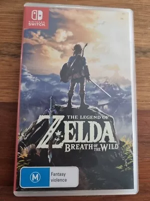 The Legend Of Zelda Breath Of The Wild Nintendo Switch - VGC - Free Postage • $55