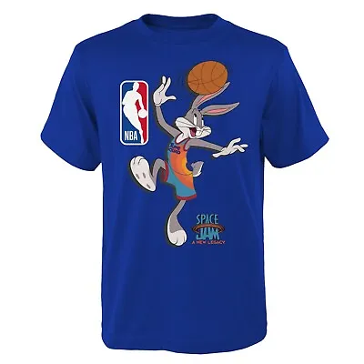 Space Jam Kids The Hook 31st Team Bugs Bunny New Legacy Youth NBA Blue • $45.05