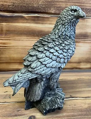 Stone Garden Bald Eagle On Log Detailed Ornament  • £31.45