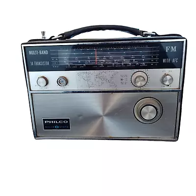 Vintage Multi Band Radio Fm Philco  (Spares Or Repair) • £14.99
