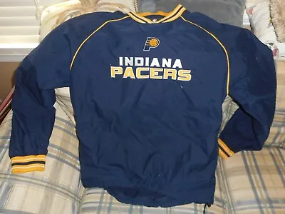Indiana Pacers Blue Windshirt Sz M  - DSCN1412 • $20