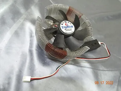 ZALMAN Quiet CPU Cooler Cooling Fan With Heatsink And 2 Ball Bearing & FANMATE1 • $31