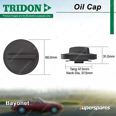 Tridon Oil Cap Bayonet 37.5mm For BMW 318i E36 M3 E36 Z3 E36 Z3 E36 • $34.95