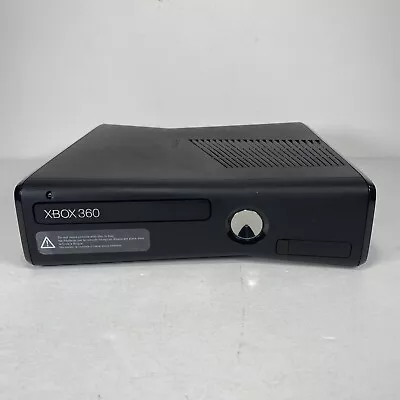 Microsoft Xbox 360 S Slim Console Model 1439 Black Console ONLY TESTED WORKS • $44.99