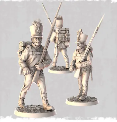 Napoleonic Austrian Infantry Hungarian Fusiliers - 3D Printed Figures • £4.50