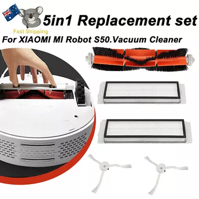 For Xiaomi Mi Robot Vacuum Cleaner Accessories Brush+2Side Brushes+ 2HEPA Filter • $17.75