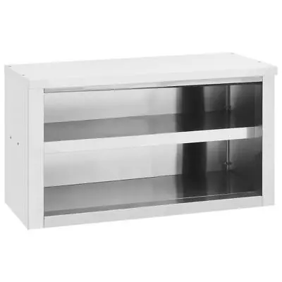 Wall Cabinet Storage Cabinet Kitchen Wall Cupboard Stainless Steel VidaXL • $223.99