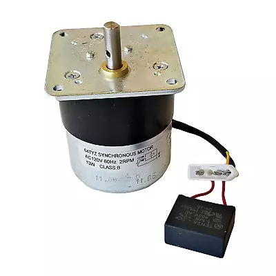 PelPro & Pleasant Hearth Synchronous Auger Feed Motor 2 RPM SRV7000-670 OEM • $128.49