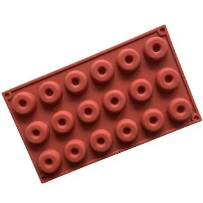 £2.82 • Buy Large Doughnuts Mini Donuts Silicone Mould Chocolate Fondant Jelly Ice Cube Mold