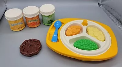 Vintage 1987 Fisher Price Fun With Food Baby's Mealtime Set #2150 Kitchen 80s  • $29.50