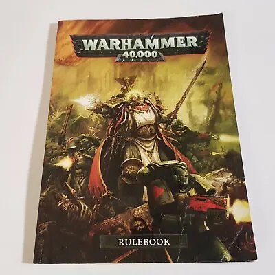 Warhammer 40000 Rulebook 2012 Softcover 20cm Games Workshop Used Reading Copy • £3.75