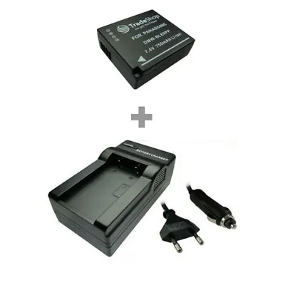 Set: 750mAh Battery + Charger For Panasonic Lumix DMC-LX100K DMC-LX100S DMC-TX1 • £19.87