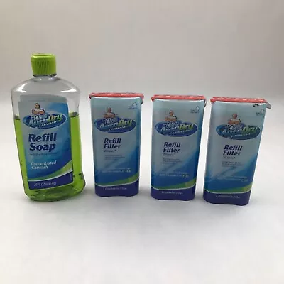 3 Mr. Clean AutoDry Car Wash Refill New Auto Dry Mr With Mostly Full Refill Soap • $50