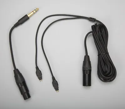 SENNHEISER 4-Pin XLR Balanced Cable + Adapter For HD600 HD650 HD660S HD6XX HD58X • $74.95