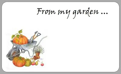Garden Allotment Stickers Homegrown/Homemade Produce Jar/Packaging Labels  • £2.70