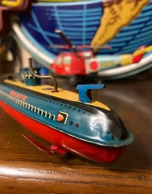 Marusan Tin Toy Submarine SKATE F/S FEDEX • $334.90
