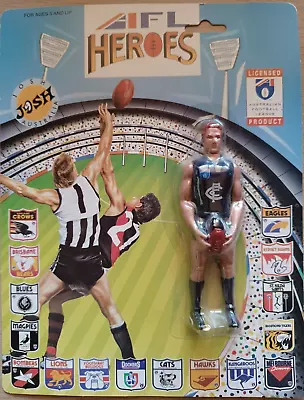 AFL Heroes Carlton Blues Action Figure 1st Release Australia 1990s MINT • $25