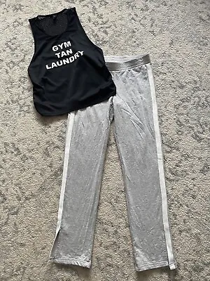 £6 • Buy Ladies H&M LOGG Sport Tracksuit Bottom & Forever 21  Active Top Bundle Size S
