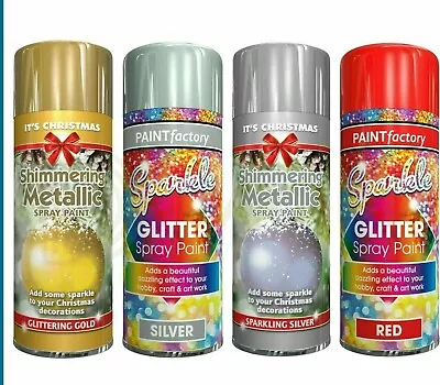 Glitter Effect Spray Paint Art Craft Picture Frames Decorative Creative 200ml G1 • £5.48