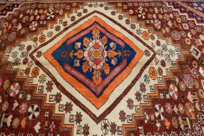$940 • Buy 6'6 X 10'1 S Antique Vintage Tribal Handmade Wool Area Rug Oriental Carpet 7x10