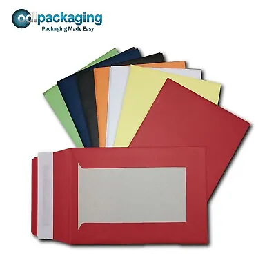 £5.70 • Buy Premium Coloured Hard Board Backed Envelopes Peel & Seal│C5 & C4 │Strong & Rigid