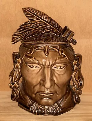 Vintage McCoy Native American Indian Head Cookie Jar • $175