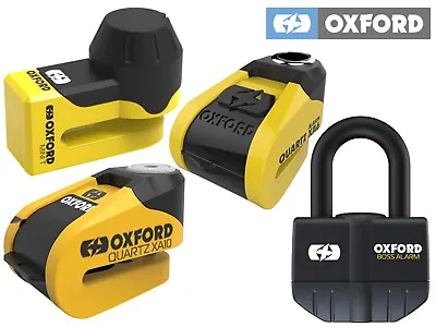 Oxford Disc Lock High Security Motorcycle Rider Essentials Alarm • £35.99