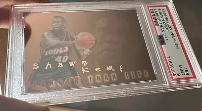 PSA 9 — 1996 Larger Than Life — Shawn Kemp! POP 1 NONE HIGHER! Extremely RARE!! • $3500