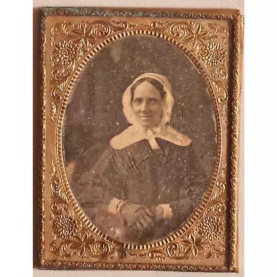 1/4th Plate Daguerreotype Of An Elderly Woman • $59.95
