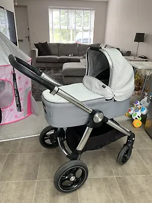 £170 • Buy Mamas & Papas Ocarro  Travel System (pushchair, Carrycot, Car Seat, Isofix) Grey