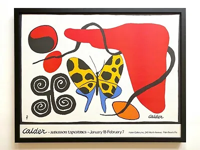 Alexander Calder Rare 1972 Lithograph Print Framed Modernist Exhibition Poster • $3450