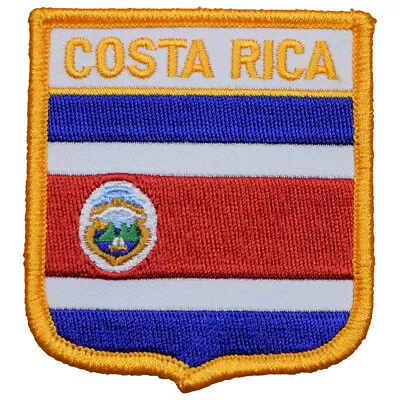 Costa Rica Patch - República De Costa Rica Central America 2.75  (Iron On) • $3.74